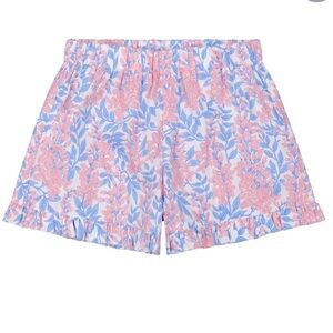 Elegant Floral High Waist Women's Shorts